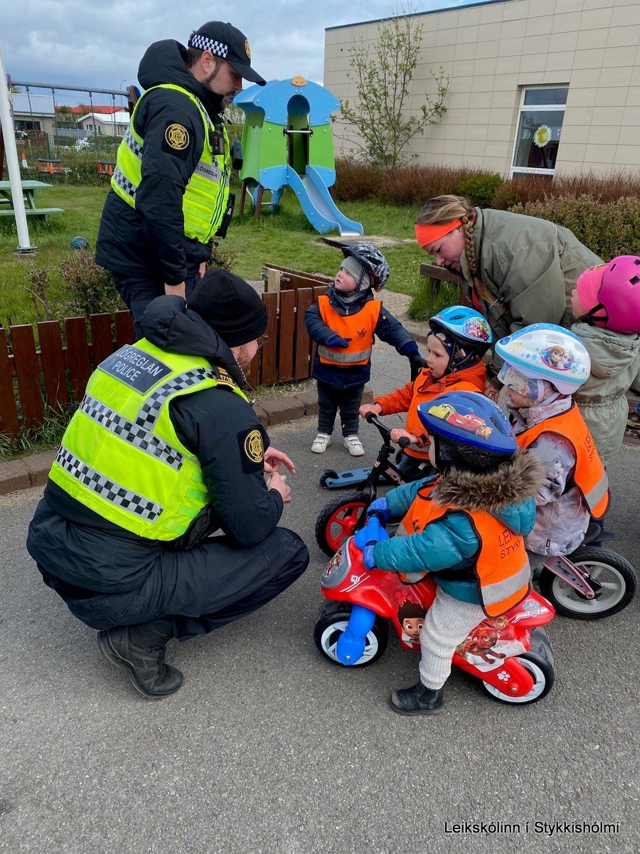Sumarhátíð og hjóladagur í leikskólanum