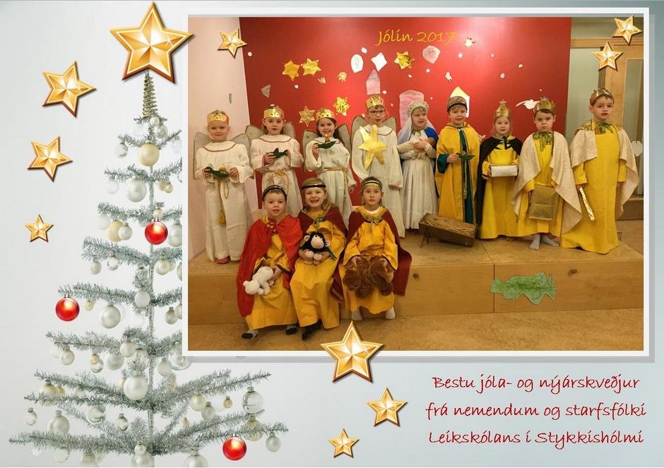 Jólakveðja frá Leikskólanum í Stykkishólmi