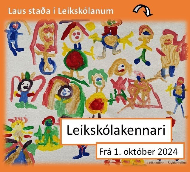 Laust starf leikskólakennara