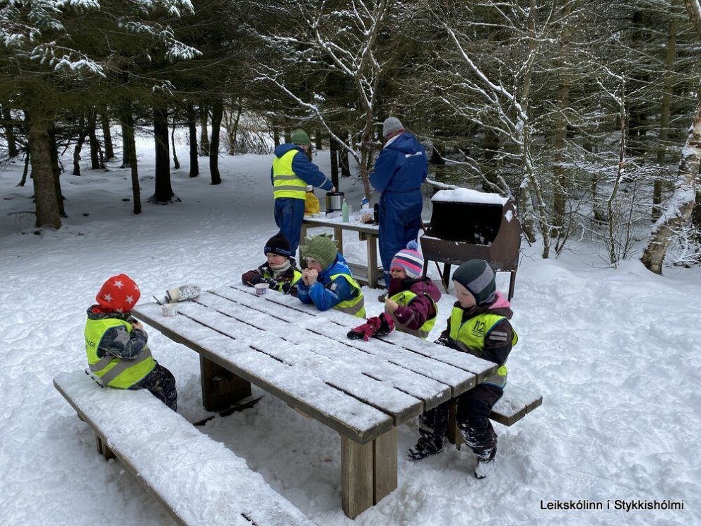 Í útikennslu á óvissutímum
