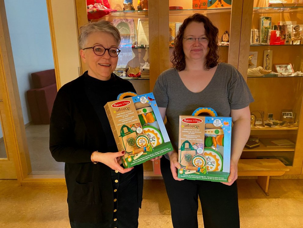 Gjöf til leikskólans