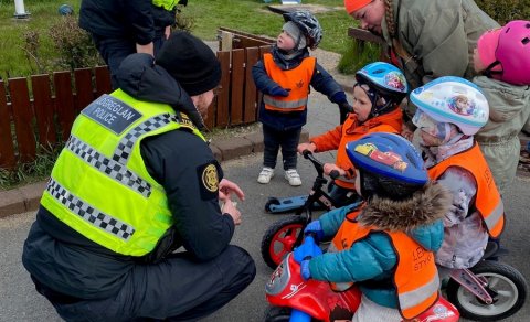 Sumarhátíð og hjóladagur í leikskólanum