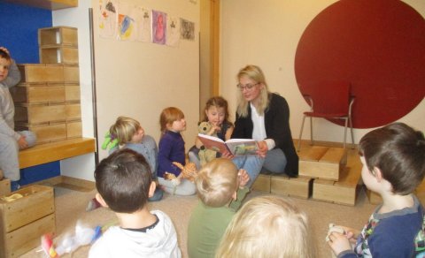 Upplestur í leikskólanum