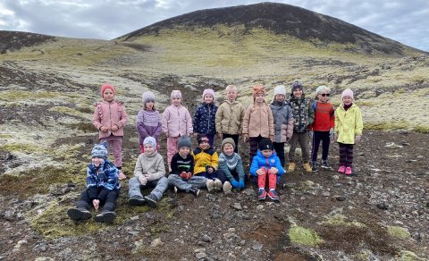 Annir hjá elstu nemendum leikskólans