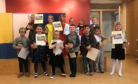 Útskrift í leikskólanum