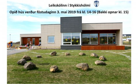 Opið hús í leikskólanum 3. maí